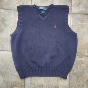 Polo by Ralph Lauren Men's Navy Sweater Vest